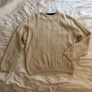 Mens Chaps Knit Sweater Crewneck